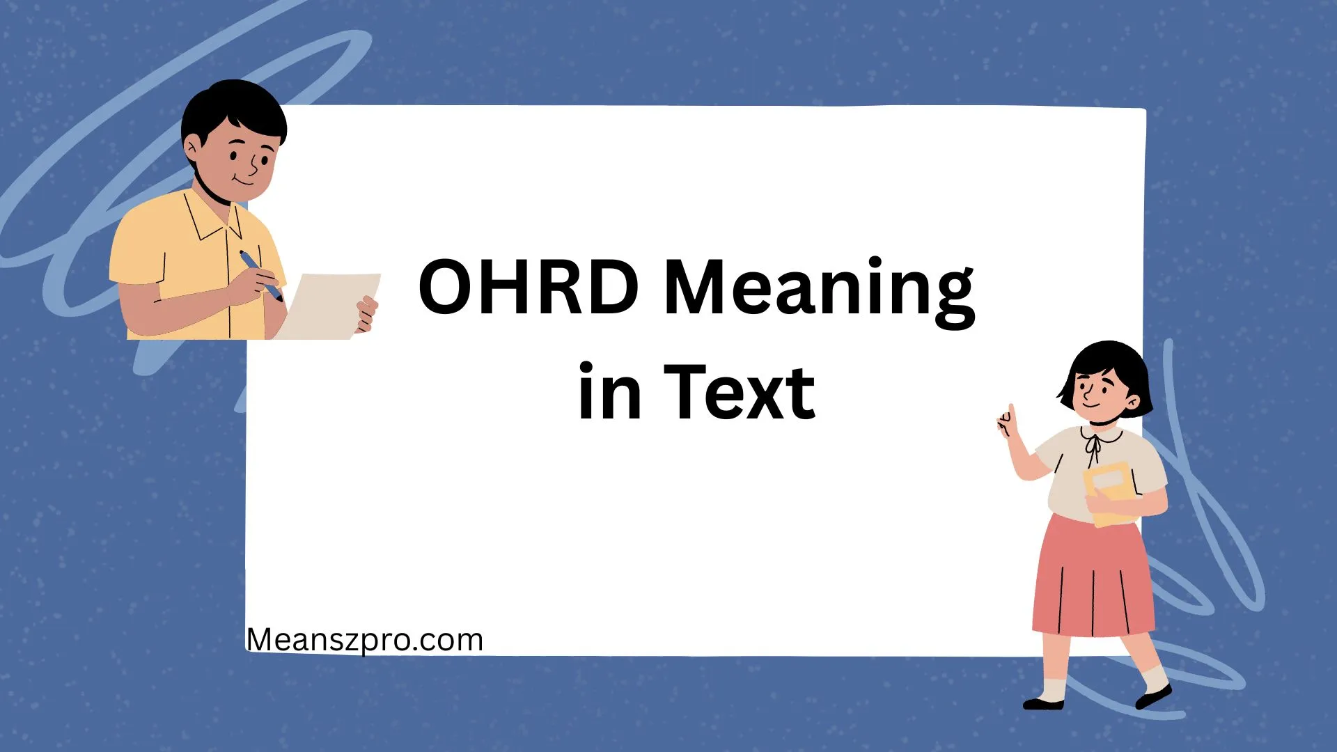 OHRD Meaning in Text