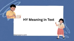 HY Meaning in Text