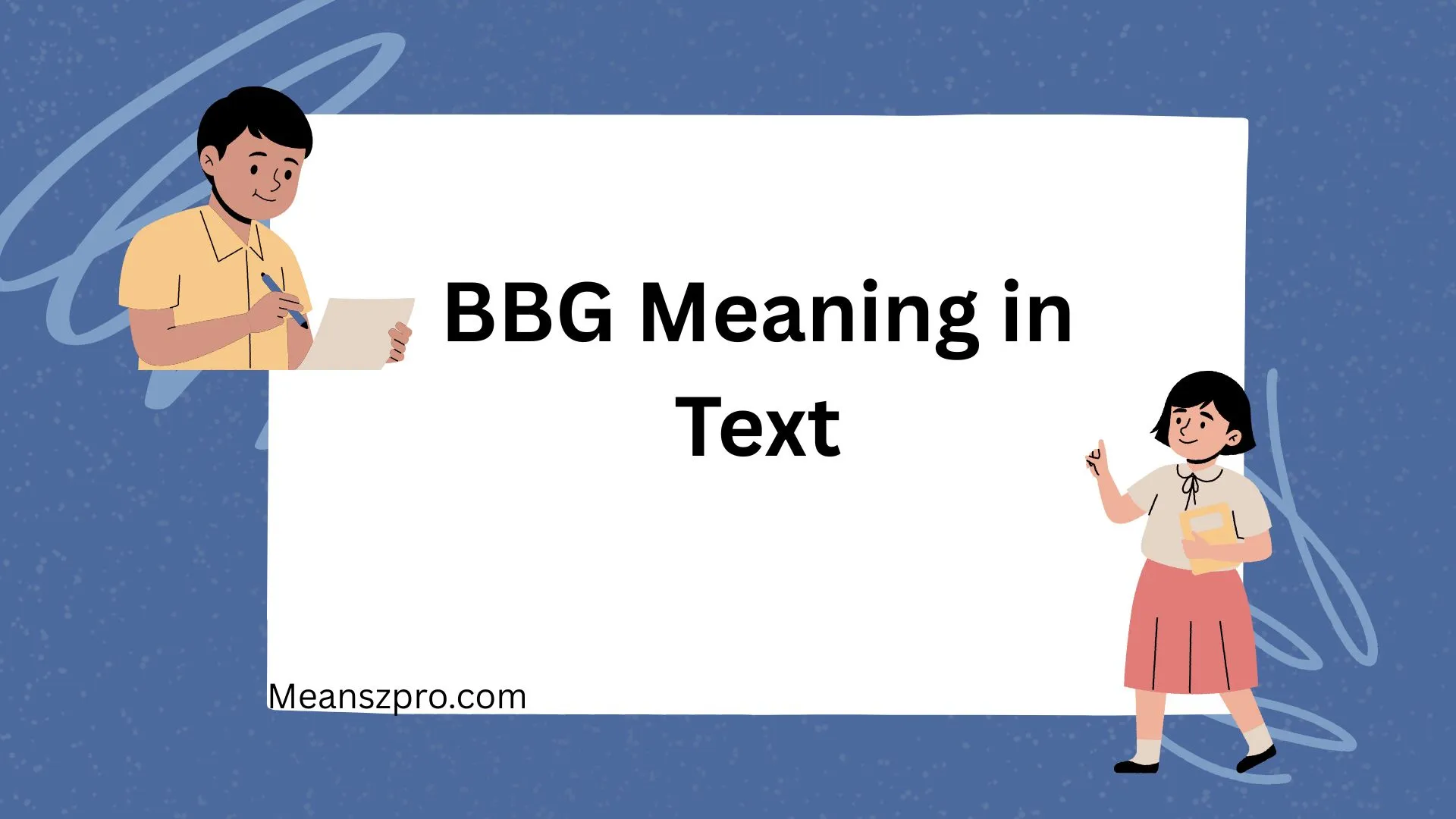 BBG Meaning in Text