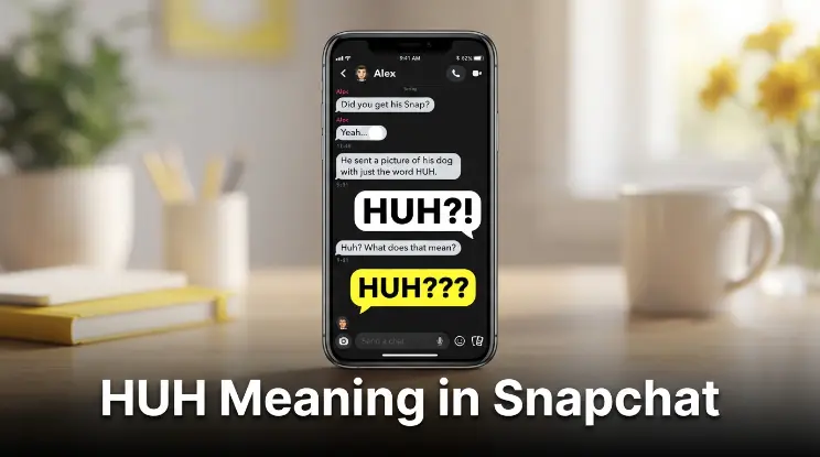 HUH Meaning in Snapchat