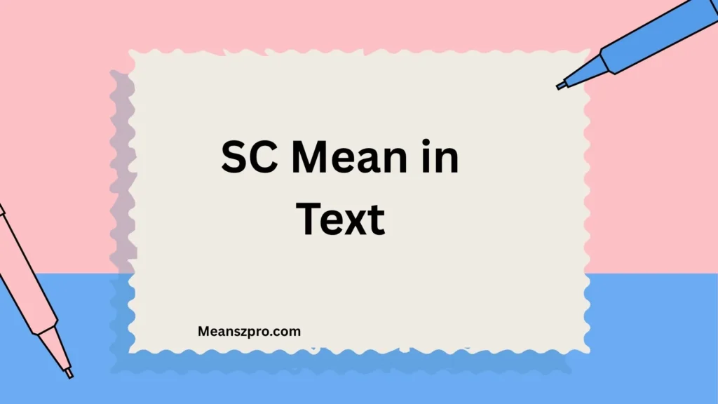 SC Mean in Text