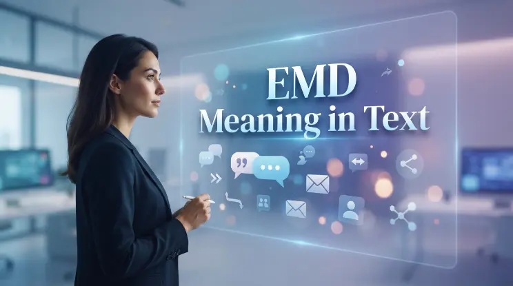 EMD Meaning in Text