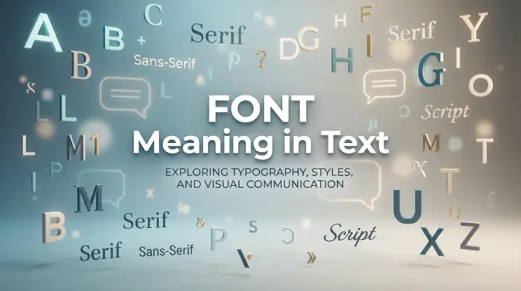 FONT Meaning in Text