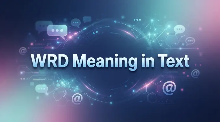 WRD Meaning in Text