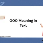 OOO Meaning in Text