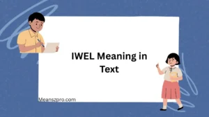 IWEL Meaning in Text