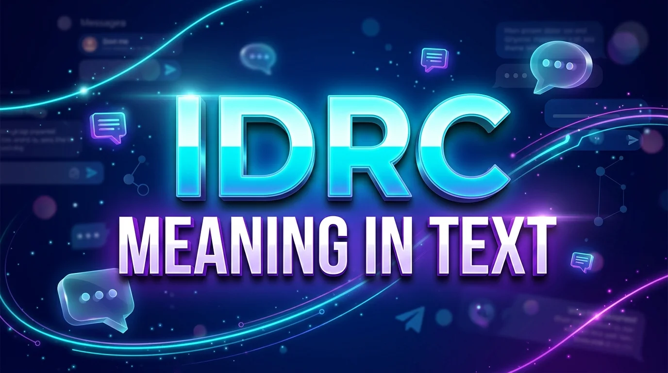 IDRC Meaning in Text