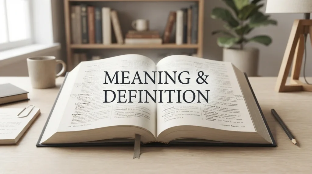 Meaning & Definition