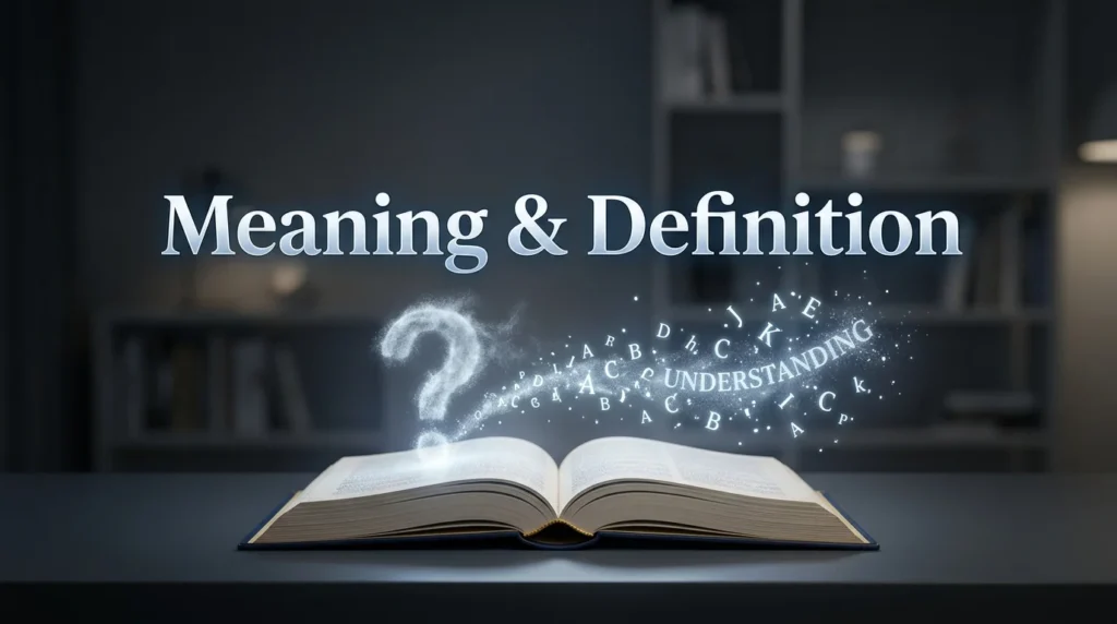 Meaning & Definition