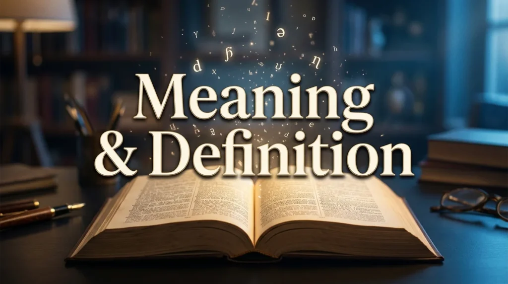 Meaning & Definition