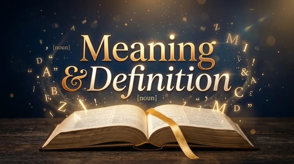 Meaning & Definition