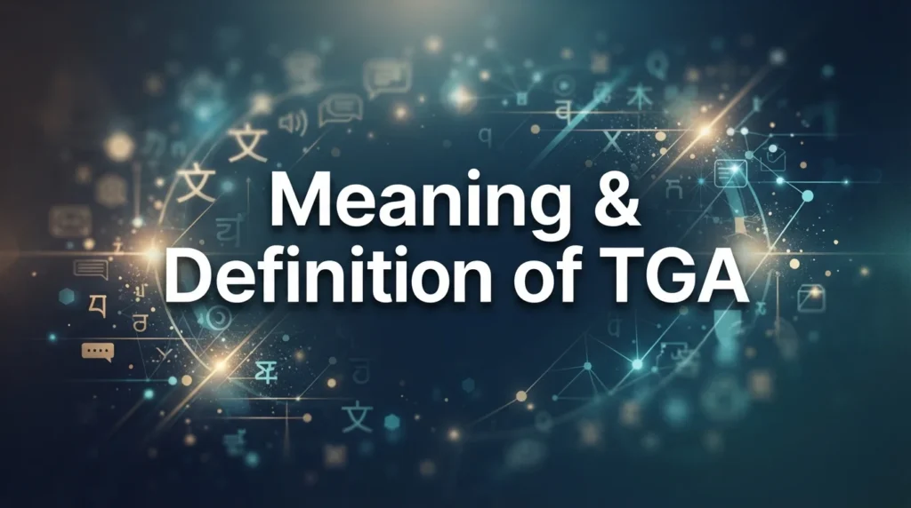 Meaning & Definition of TGA