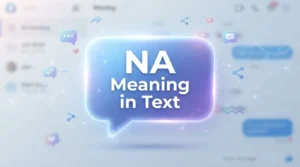 NA Meaning in Text