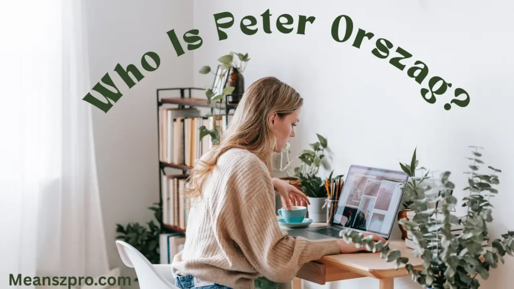 Who Is Peter Orszag?